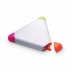 Marcador triangular c/3 cores
