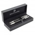 Set Esferográfica e Lapiseira Carbon Fiver Pierre Cardin®