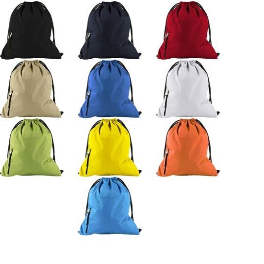 Mochila pongee (190T) de fechar por corda
