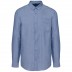 Long sleeve shirt in easy-care oxford for men and women Kariban®