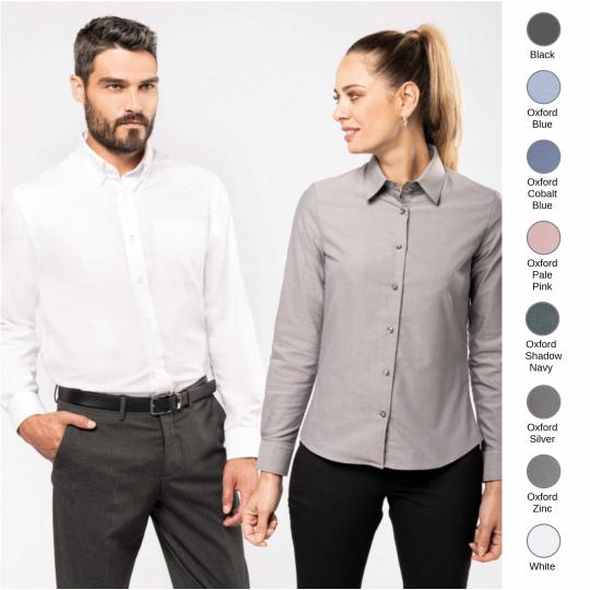 Camisa de manga larga en...