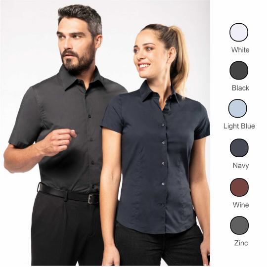 Camisa de manga corta con...