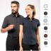 Camisa de manga curta com stretch de homem e mulher Kariban®