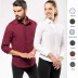 Camisa de homem e mulher de manga comprida com stretch Kariban®