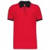 Polo de homem e mulher piqué bicolor Kariban®