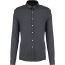 Chemise en jacquard à manches longues Kariban®