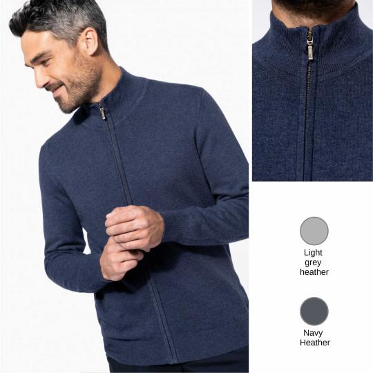 Premium knit jacket with...