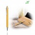 Esferográfica em alumínio, grip colorido