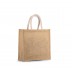 Large model jute shopping bag Silver/Gold Kimood®