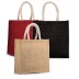 Large model jute shopping bag Silver/Gold Kimood®