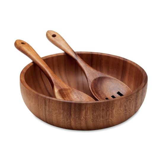 Rucco wooden salad bowl