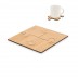 Conjunto de 4 bases de bambu Lepy