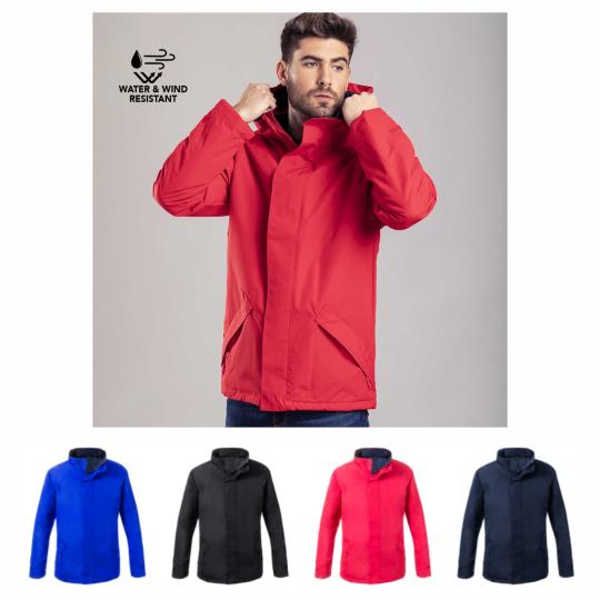 Parka com mangas amovíveis