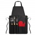 Tablier avec outils de BBQ Donau East