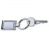 Harrobs rectangular keyring