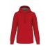 Sweatshirt eco-responsável com capuz e fecho de homem e de mulher Kariban®