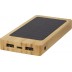 Powerbank solar de 8000mAh em bambu Alata