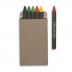 Trousse 6 crayons de cire Brabo