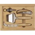 Conjunto de queijo e vinho de bambu Patrick