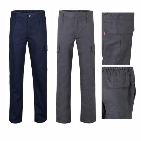 Multi-pocket trousers 100%...