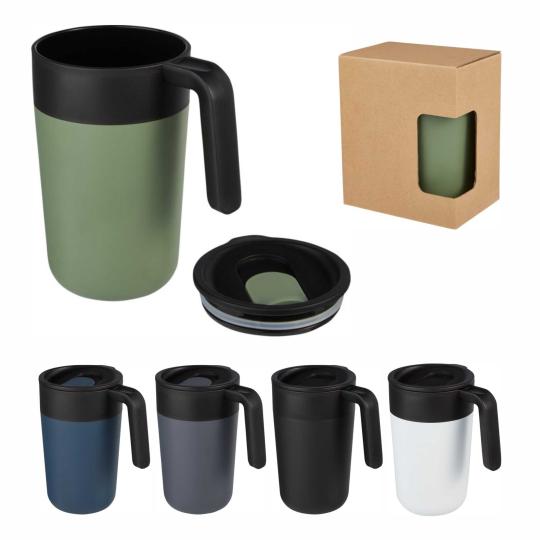 Caneca de 400 ml de parede...