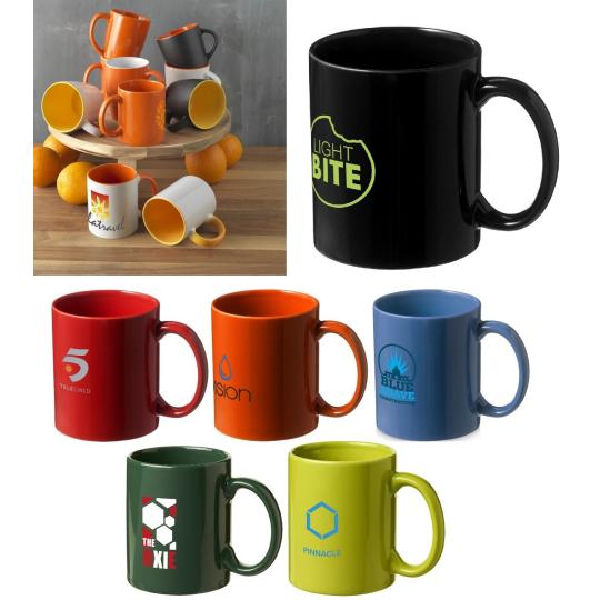 Caneca de cerâmica Santos