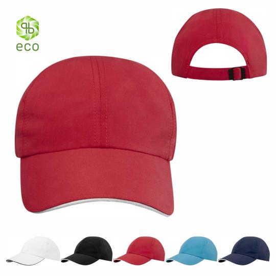 Boné cool sanduíche com 6 painéis de GRS reciclado Morion Elevate NXT®