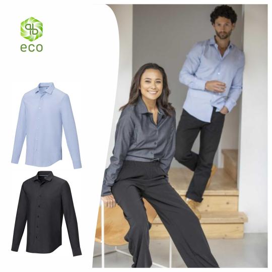 Camisa para homem e mulher de manga comprida de produção biológica GOTS Cuprite Elevate NXT®