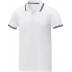 Short-sleeve polo with piping for men and women Amarago Elevate Life®
