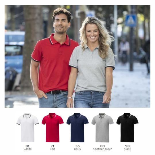 Polo avec col contrasté...