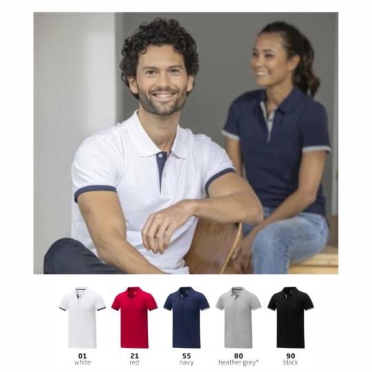 Polo de manga corta bicolor...