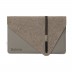 Capa p/ portátil de feltro reciclado e couro Apple