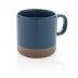 Caneca de cerâmica vitrificada