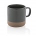 Caneca de cerâmica vitrificada