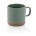 Caneca de cerâmica vitrificada