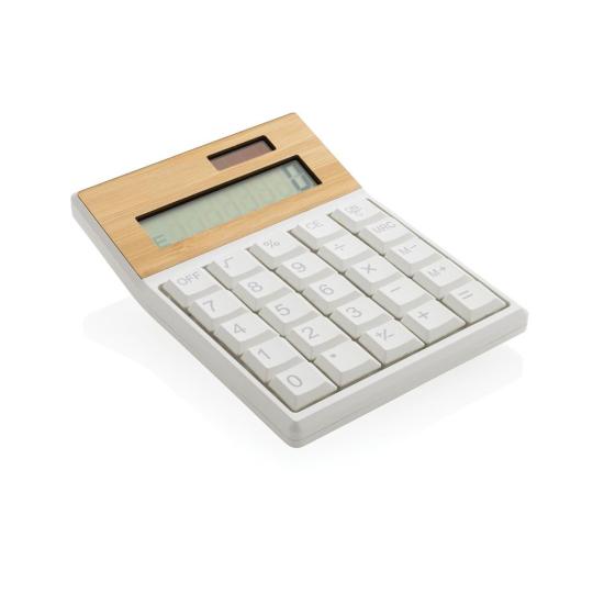 Calculadora de plástico e bambu reciclado Utah RCS