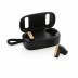 Auriculares de plástico reciclado e bambu RCS