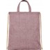 Mochila com cordões reciclada 210 g/m² Pheebs