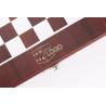 Conjunto de vino con caja ajedrez Trebb