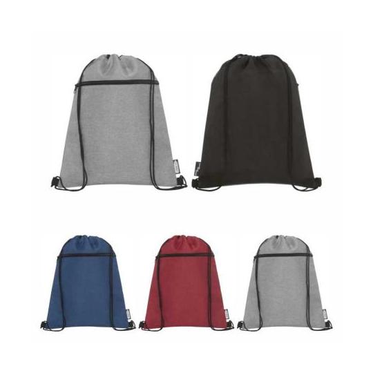 Mochila com cordões em RPET...