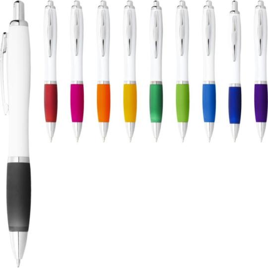 White pen with coloured...