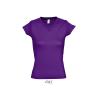 T-shirt com decote em V de homem Victory e mulher Moon Sols®