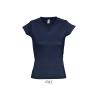 T-shirt com decote em V de homem Victory e mulher Moon Sols®