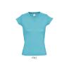 T-shirt com decote em V de homem Victory e mulher Moon Sols®