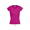 T-shirt com decote em V de homem Victory e mulher Moon Sols®