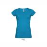 T-shirt com decote em V de homem Victory e mulher Moon Sols®