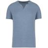 T-shirt Henley de homem Kariban®