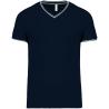 men's and women's piqué knit V-neck t-shirt Kariban®