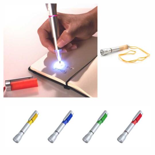 Ballpoint pen flashlight...