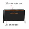 Avental curto Bicolor